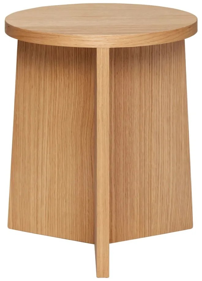 Natúr színű ülőke tölgyfa dekorral Split – Hübsch