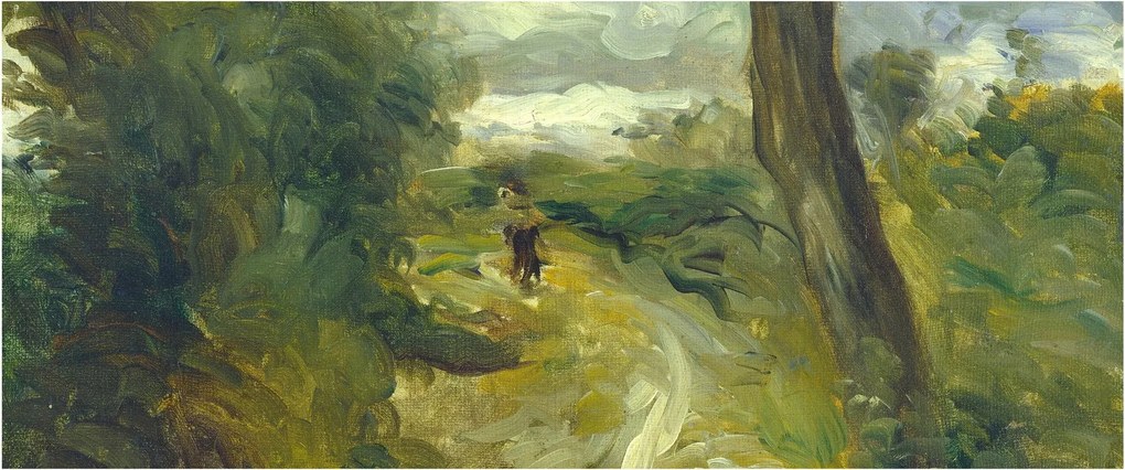 Kép - Auguste Renoir, Landscape between Storms, reprodukciók (120x50 cm)