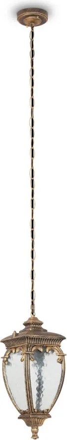 MAYTONI O414PL-01GB FLEUR Kültéri Függő Lámpa Antik Bronz, Fekete, Arany IP44