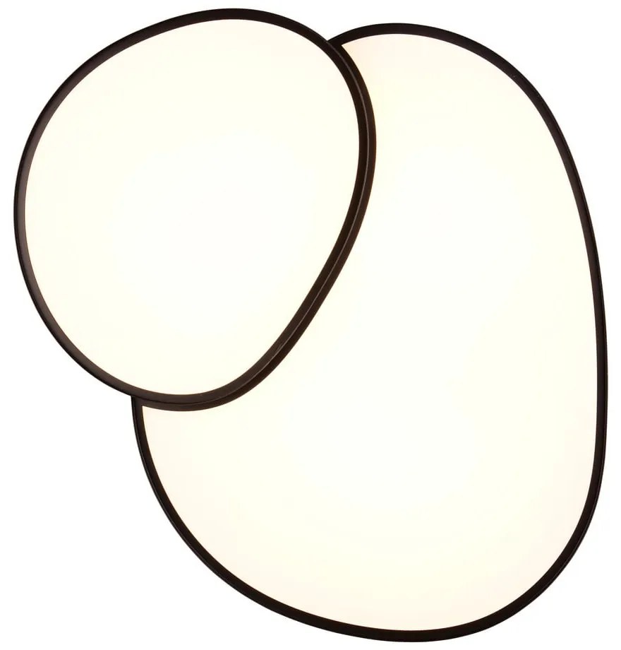 Fekete LED mennyezeti lámpa 63.5x77 cm Rise – Trio