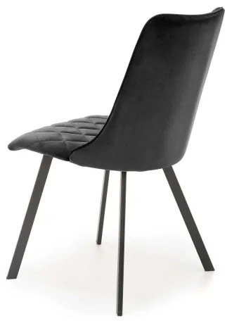 RESTIVO étkezőszék 4 db fekete