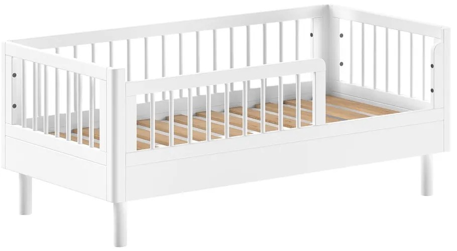 Fehér bükkfa babaágy 70x140 cm Forrest – Vipack