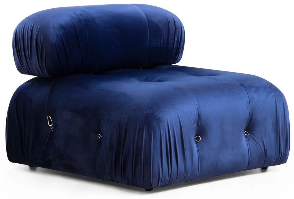 Sarokkanapé Bubble Velvet Kék L1-O1-1R-PUF