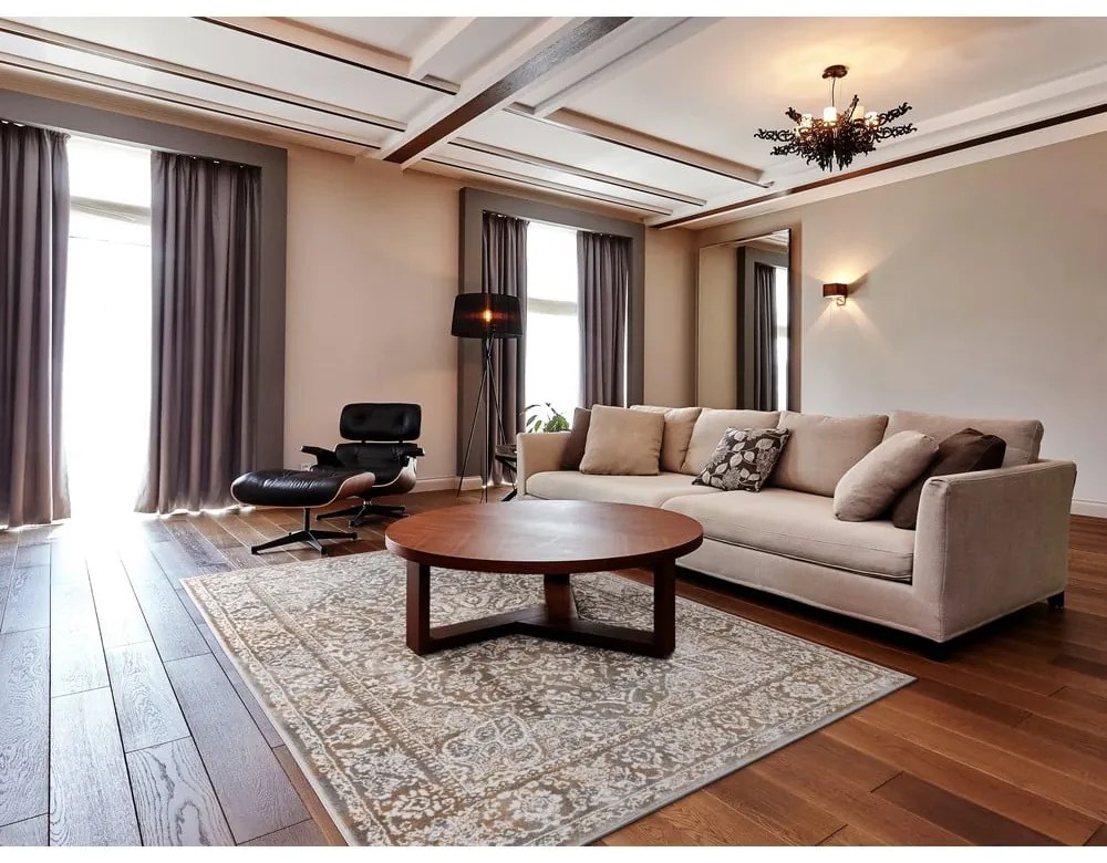 Szürke-bézs szőnyeg 200x280 cm Sensi Idra – FD