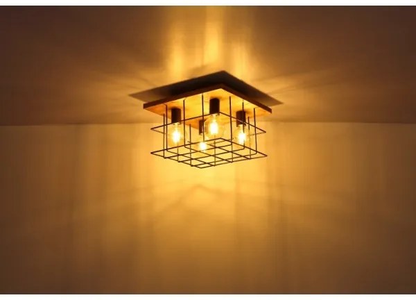 Globo 15530-4D - Mennyezeti lámpa MERRIL 4xE27/60W/230V