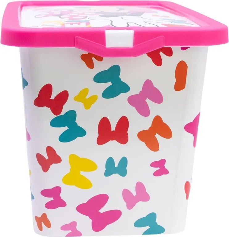 Disney Minnie Edgy Bows műanyag tároló doboz 7 L