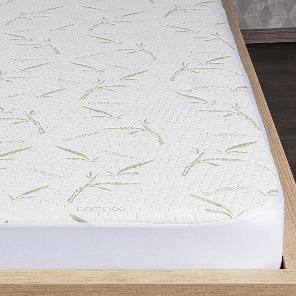 4Home Bamboo körgumis vízhatlan matracvédő, 160 x 200 cm