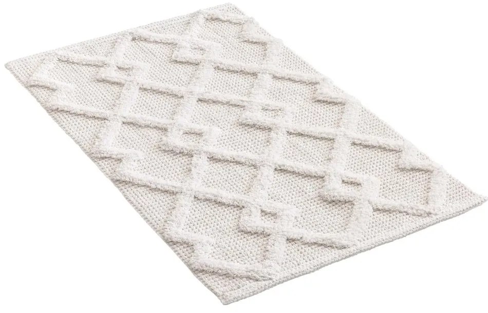 Krémszínű fürdőszobai kilépő 50x80 cm Otis – douceur d'intérieur