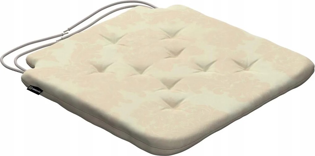 Olek székpárna 42x41 akantusz levelek ekrü háttérrel