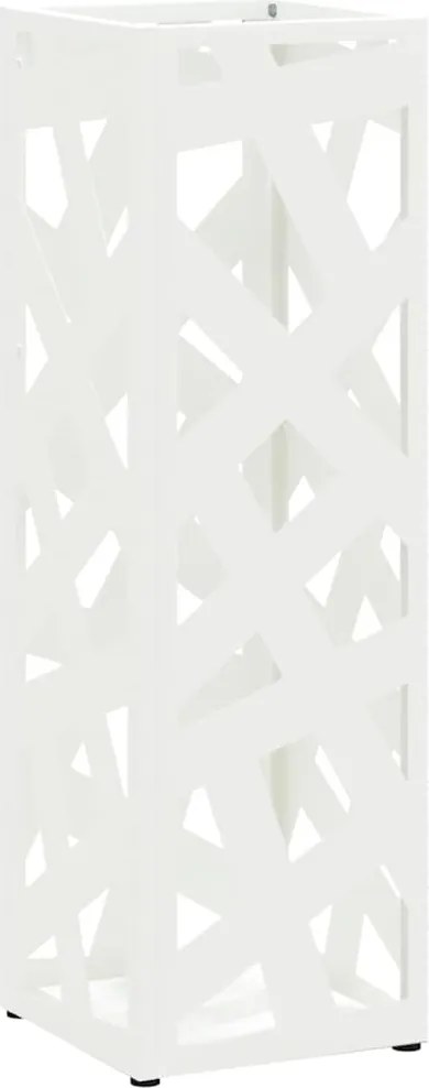 vidaXL Napernyő Állvány tárolóval Fehér 15,5 x 15,5 x 49 cm Fém