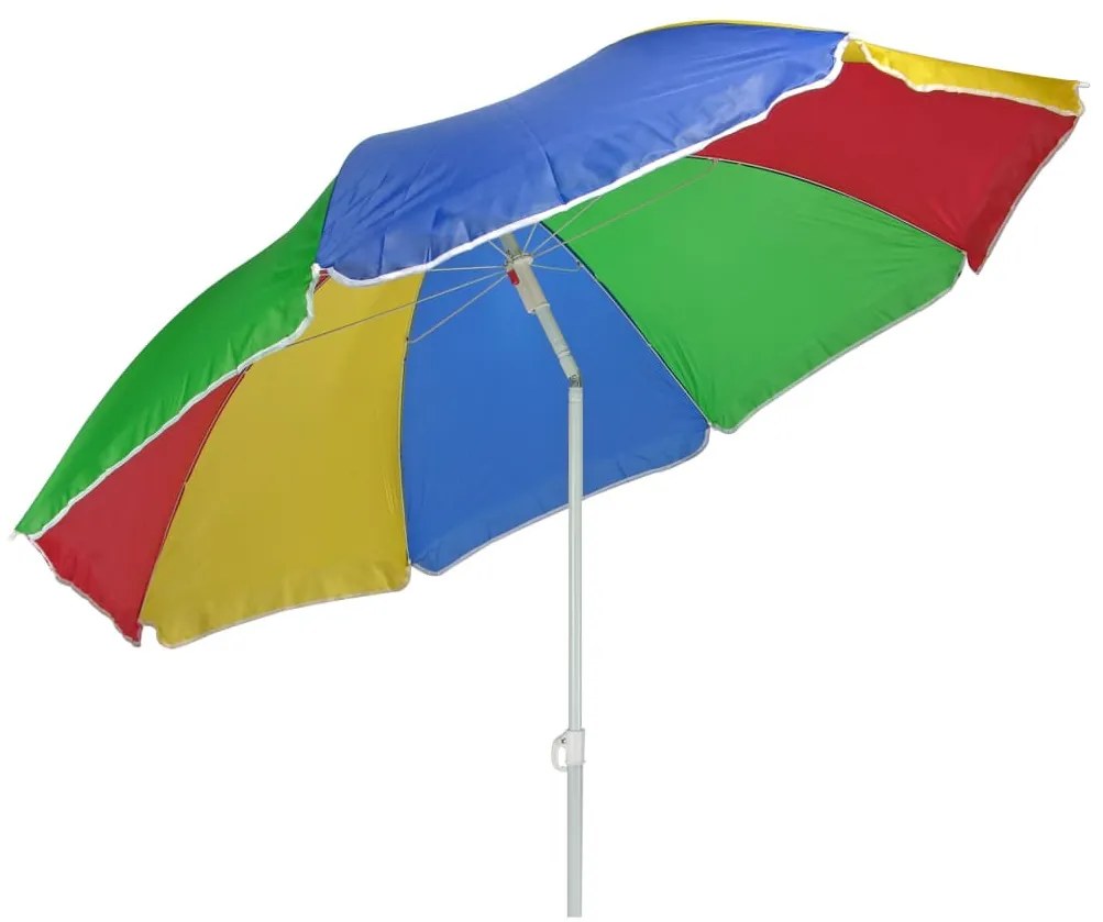 HI többszínű strandnapernyő 150 cm