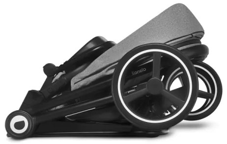 Lionelo - MIKA 2 az 1-ben kombinált babakocsi Grey Stone