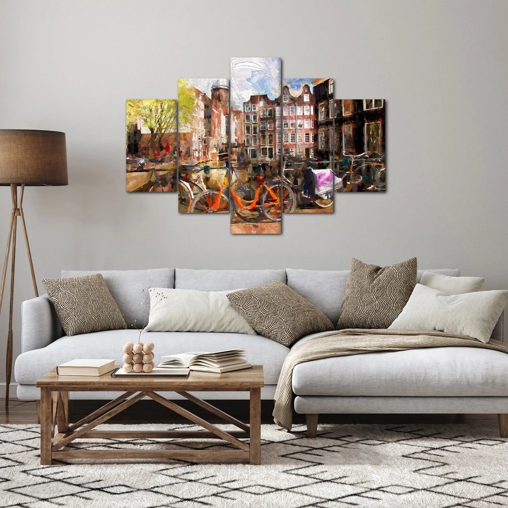 Kép - Amszterdam, festészet (150x105 cm)