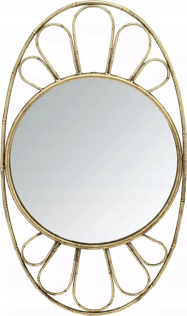 Fürdőszobai Tükör Arany Dekoratív Hosszú 85cm falra akasztható nappali