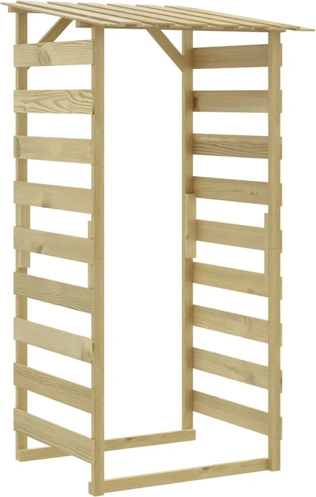 vidaXL impregnált fenyőfa pergola tetővel 100 x 90 x 200 cm