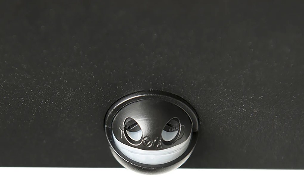 2 db-os kültéri fali lámpa készlet fekete mozgásérzékelővel - Rotterdam