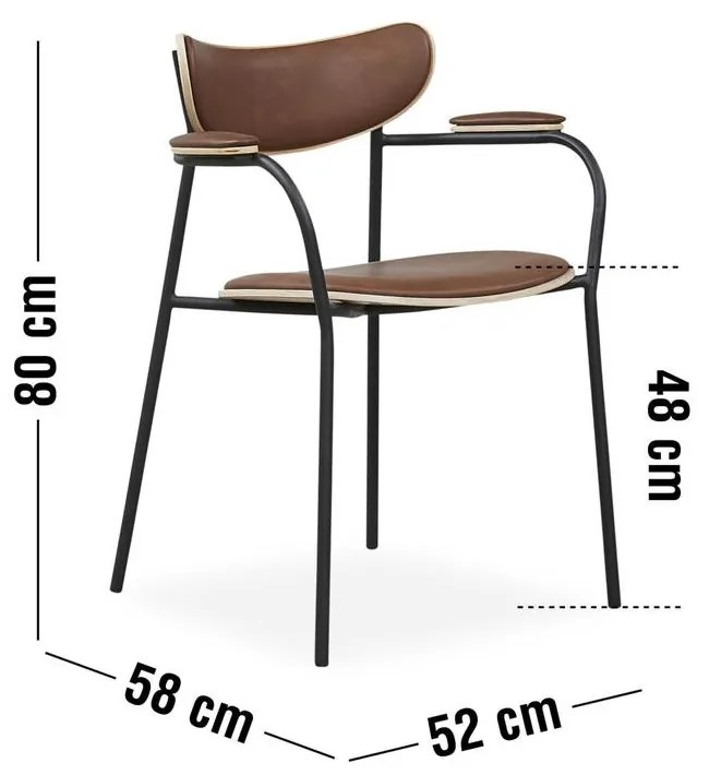 Stretch design karfás szék