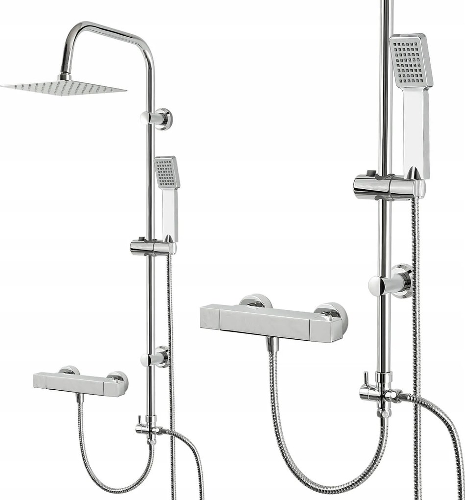 Zuhanyszett Termosztátos Csapteleppel A Kabinhoz Zuhanyoszlop Inea