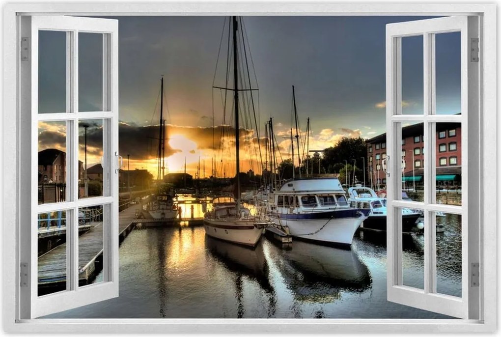 Poszterek 120x80 Nyugat a kikötőben