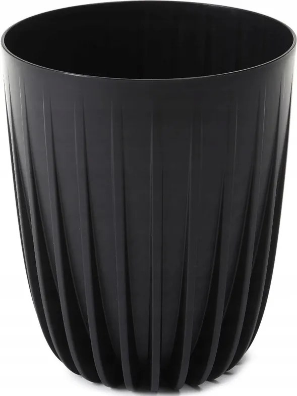 Mira kaspó +eco betét fekete 390 mm H: 46,3 cm