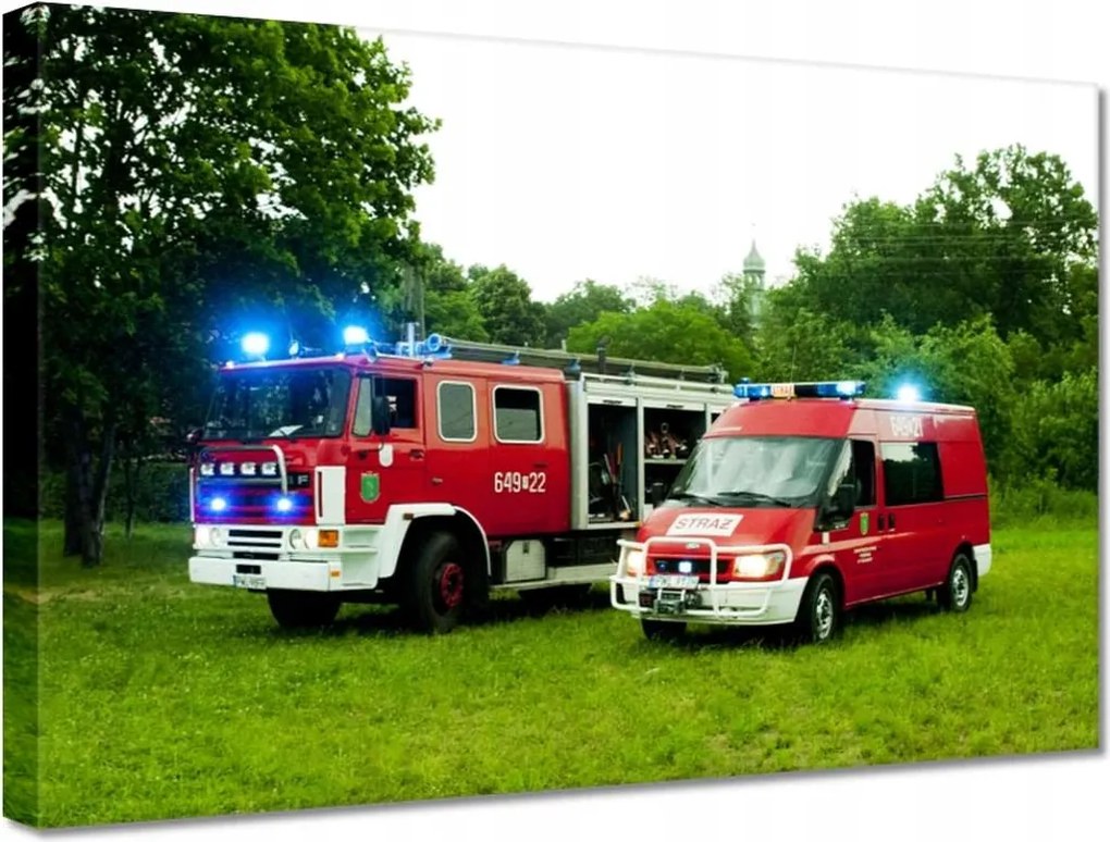 Vászonkép 30x20 Tűzoltóság