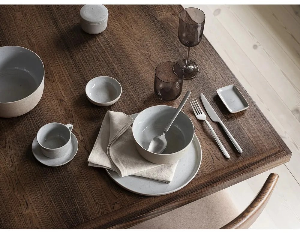 Világosszürke-bézs kerámia bögre szett 2 db-os 260 ml Sablo – Blomus