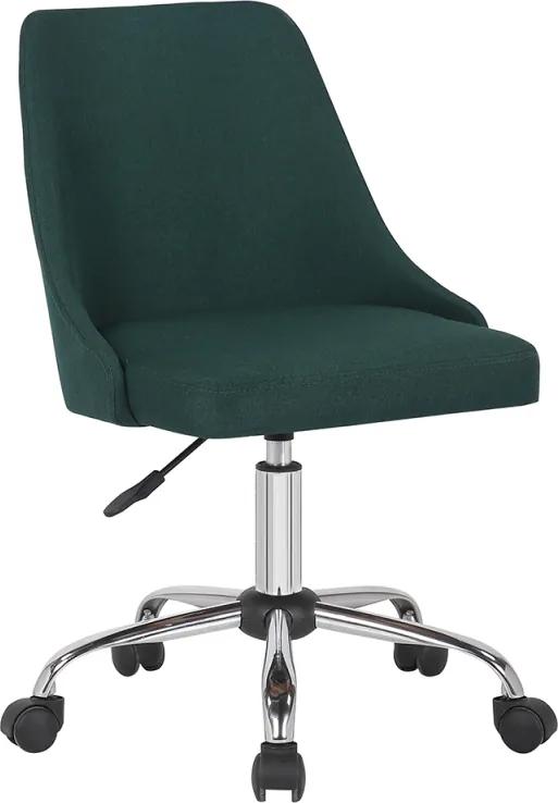 Irodai szék, smaragd színű|króm, EDIZ