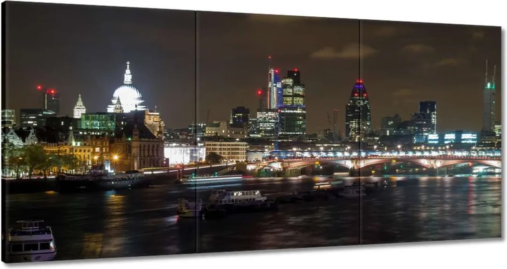 Festmények 180x90 London éjszaka