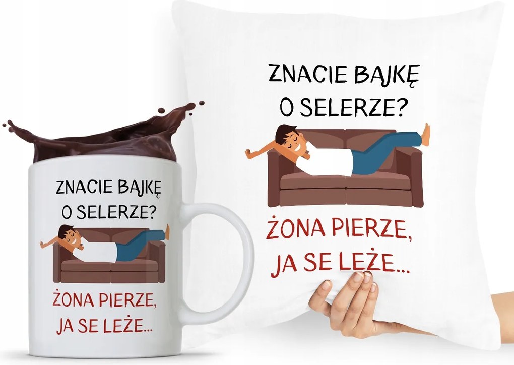 Párna Bögre Szett Vicces Ajándék fényképes nyomtatással