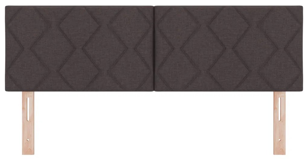 Fejtámla LED -es lámpákkal fejtámlával Barna 144 cm szövet