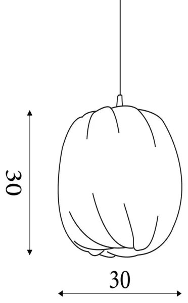 Searchlight SO701959 - SHADE búra B22 E14/E27 Ø 30 cm krémszínű