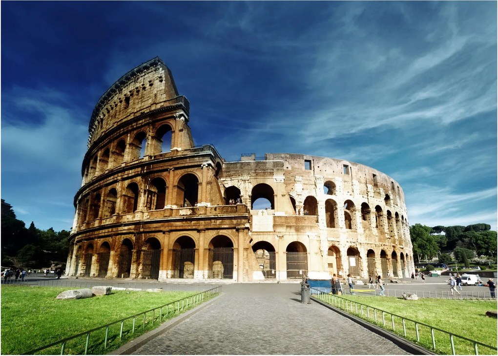 Kép - Colosseum Rómában, Olaszországban (üvegen) (70x50 cm)