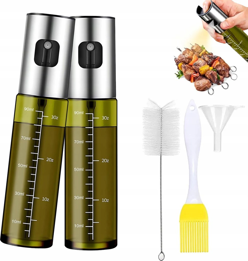 Olajszóró szórófej porlasztó Üveg Rozsdamentes Acél spray adagoló