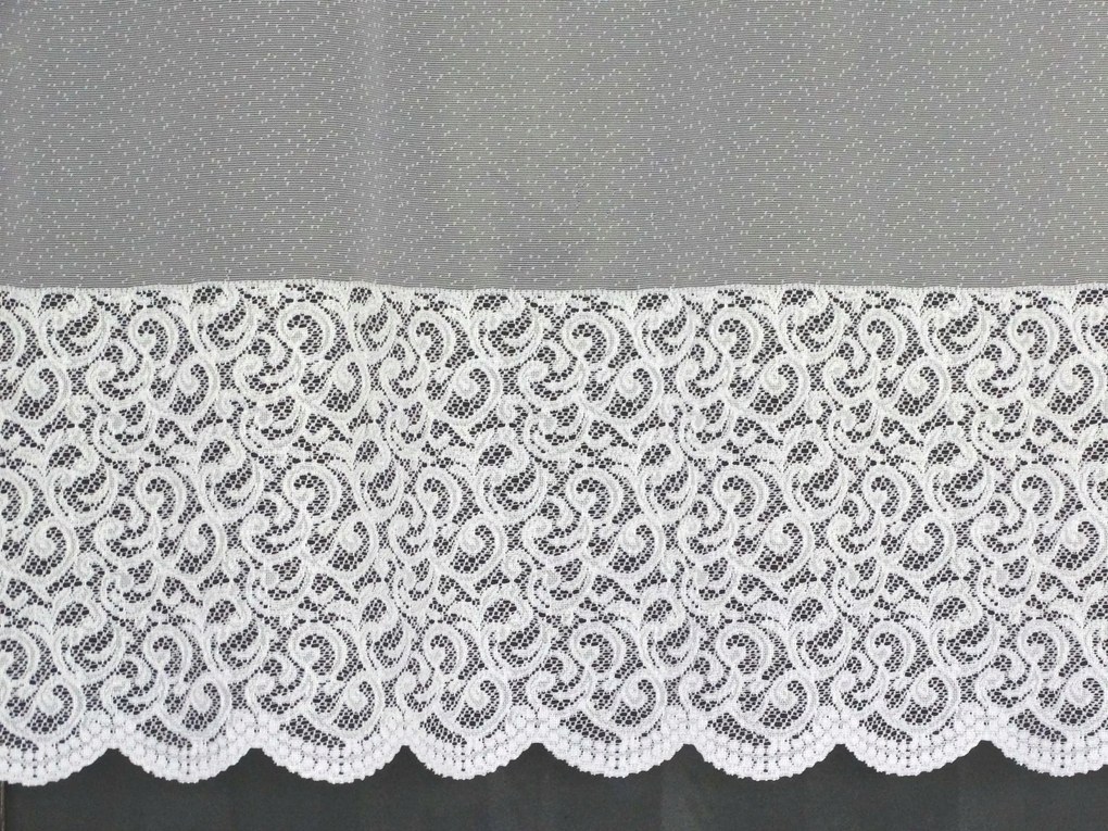 Mg Irigység jacquard 4443 fehér 340x90 lengyel X