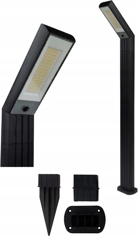 Kerti oszlop Led napelemes világító beszúrható csavarozható 4000K IP44