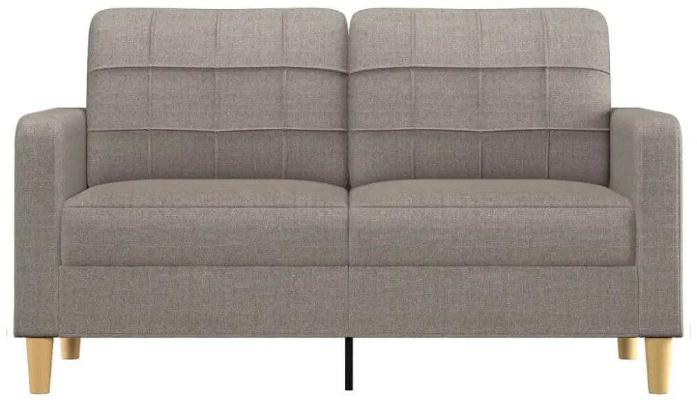 kétszemélyes tópszínű szövet kanapé 140 cm