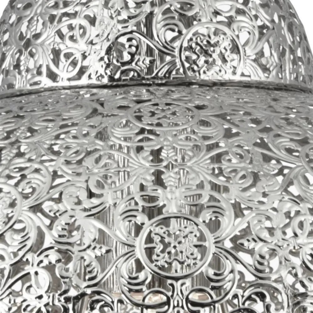 Függeszték Szatén Ezüst FRETWORK SEARCHLIGHT 9221-1SS