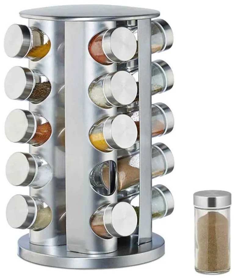 20db-os fűszertartó állvány, forgatható