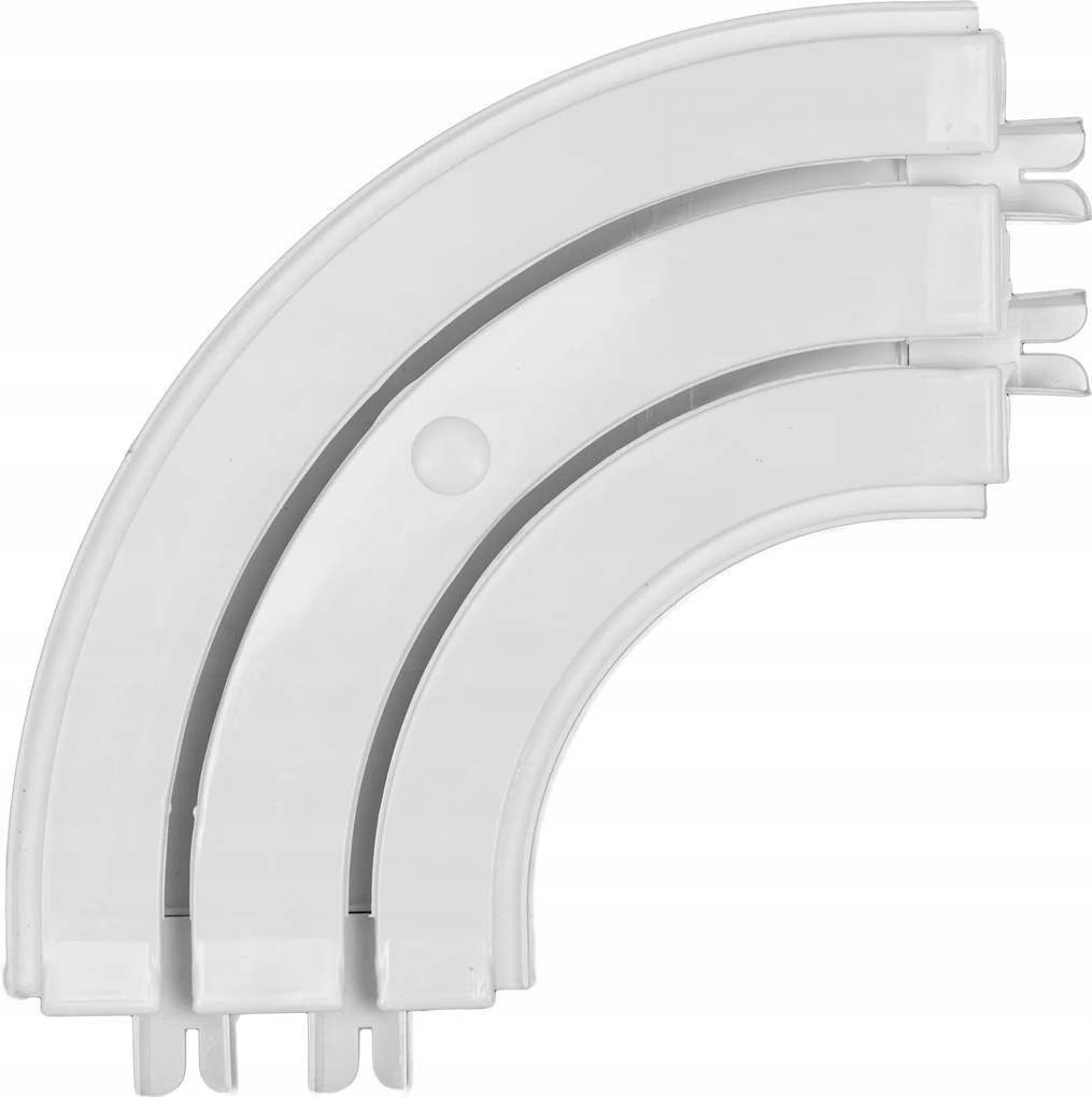 Átmenő ív pvc II mennyezeti sínhez 2 vágányú függönykarnis kétvágányú ív