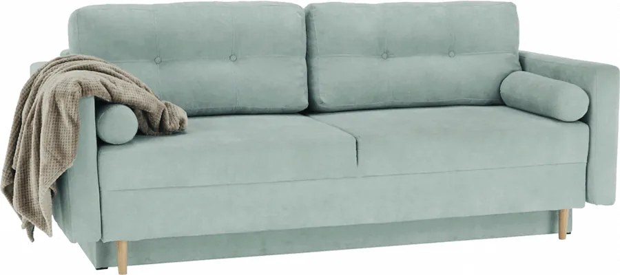 Szófa kinyitható, mentol anyag Queens, AURELIA