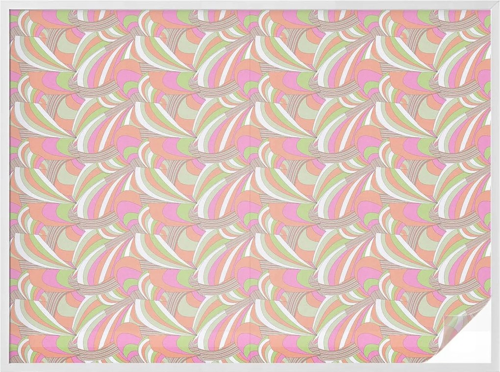 Furnérfólia Adatvédelem Szélvédőkhöz és Ablakokhoz Színes cikk-cakk 200x146