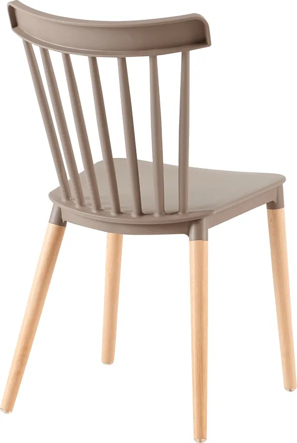 Étkezőszék, szürke/bükk, ZOSIMA