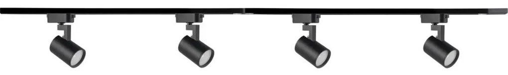 Spotlámpa sínrendszerhez LYNX 4xGU10/10W/230V fekete