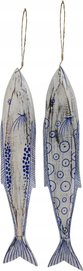 Hal albizia fa, lógó dísz 78cm