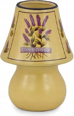 Kerámia gyertyatartó levendula tealight 16cm