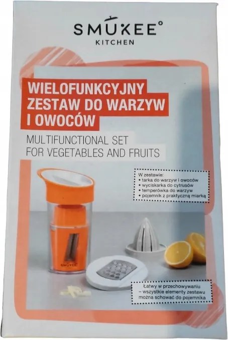 Smukee Zöldség-gyümölcs szeletelő készlet szeletelő reszelő