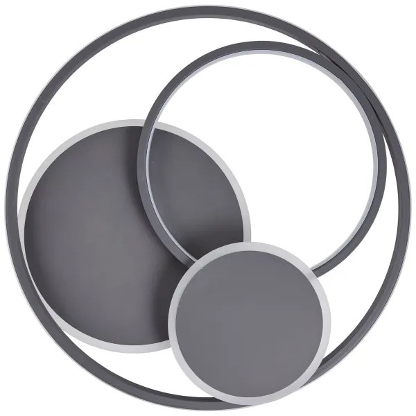 Brilliant - LED Dimmelhető mennyezeti lámpa RUNDA LED/50W/230V 3000-6500K fekete + távirányító