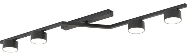 Mennyezeti lámpa SKAN 4xGX53/12W/230V fekete