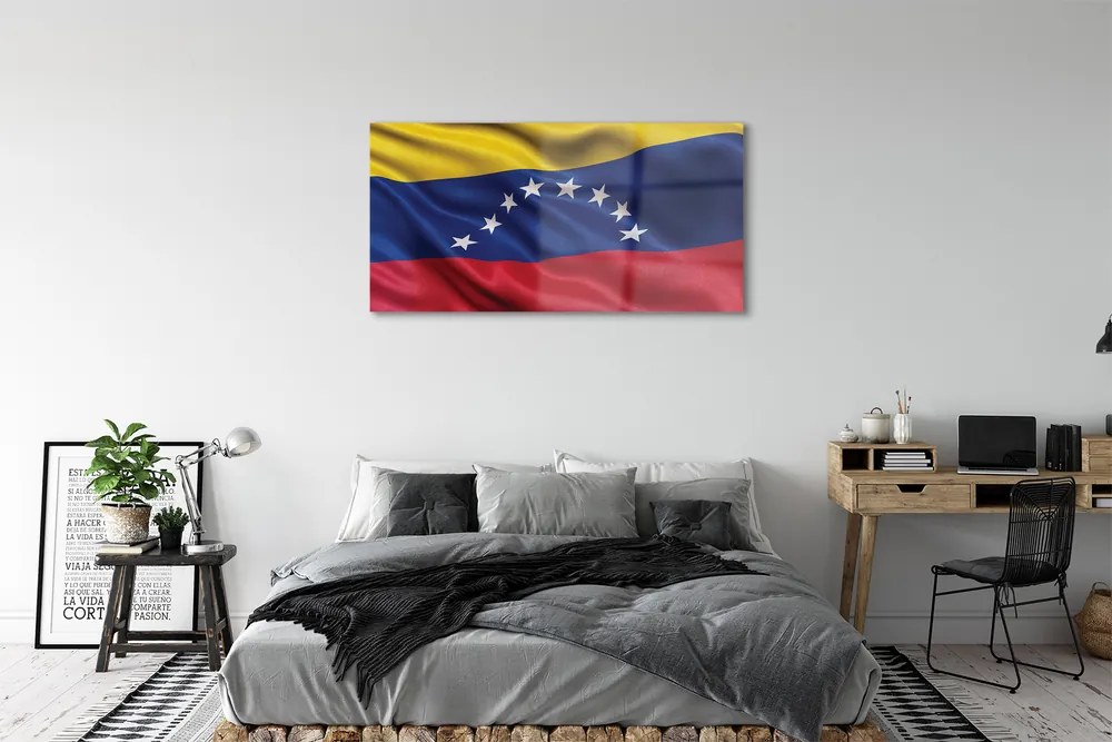 Üvegképek zászló Venezuela 100x50 cm