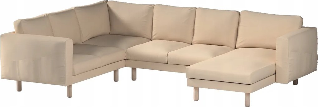 Dekoria Norsborg 5 személyes kanapé huzat Ikea barna